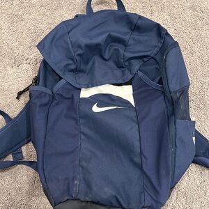 Nike Navy and White Soccer backpack